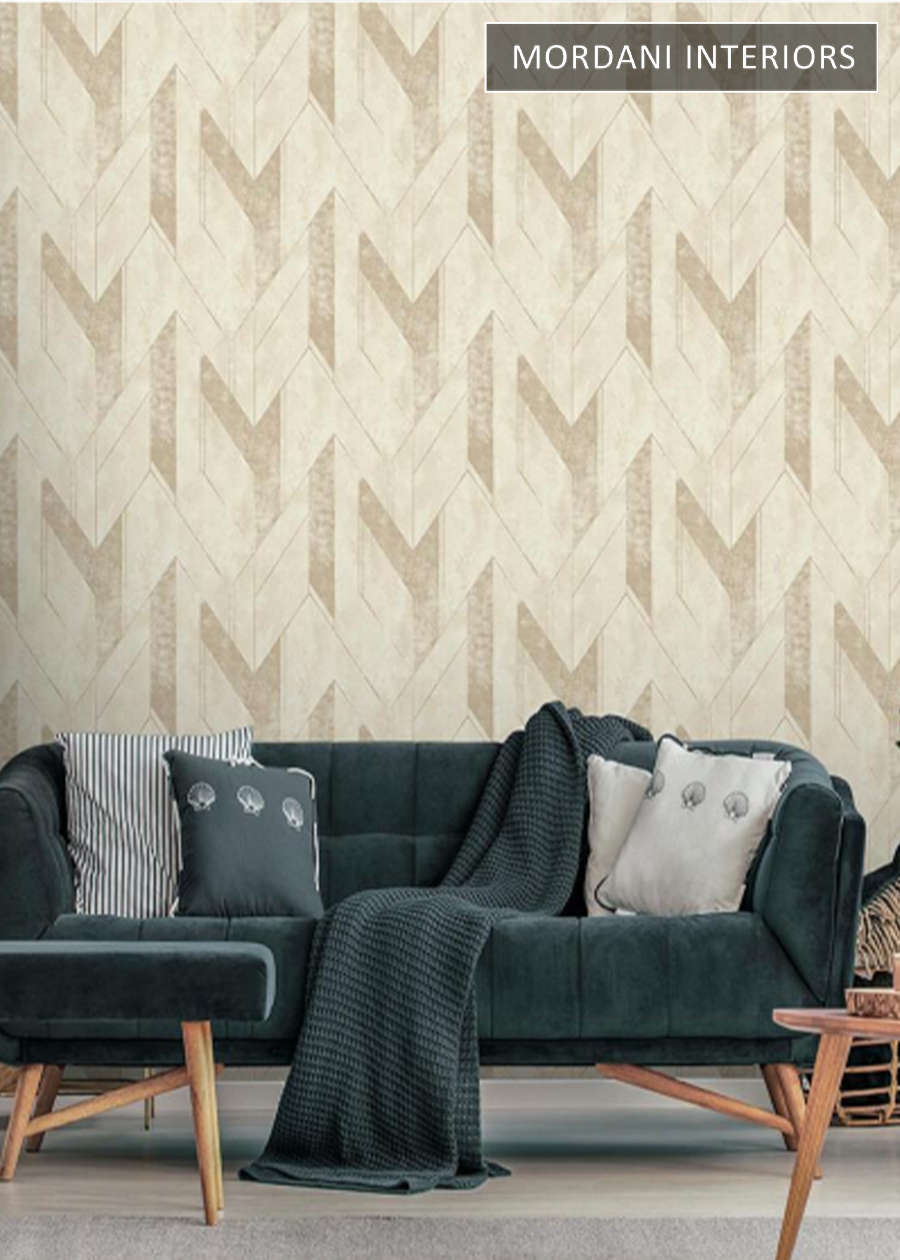 Abstract Fawn Italian Wallpaper